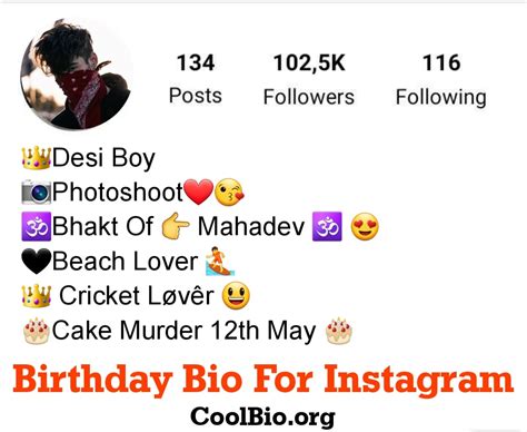 birthday bio